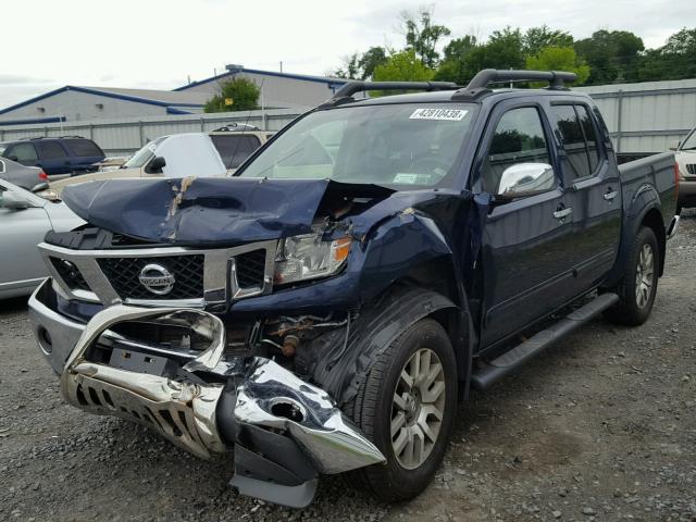 1N6AD0EVXAC436915 - 2010 NISSAN FRONTIER C BLUE photo 2