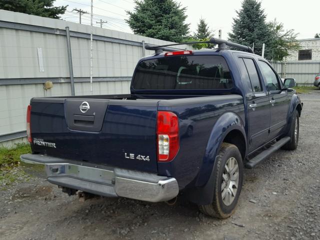 1N6AD0EVXAC436915 - 2010 NISSAN FRONTIER C BLUE photo 4