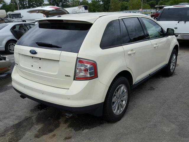 2FMDK39C17BB24549 - 2007 FORD EDGE SEL P CREAM photo 4