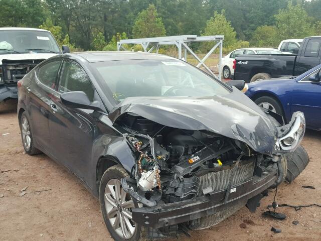 KMHDH4AE3FU342051 - 2015 HYUNDAI ELANTRA SE BLACK photo 1