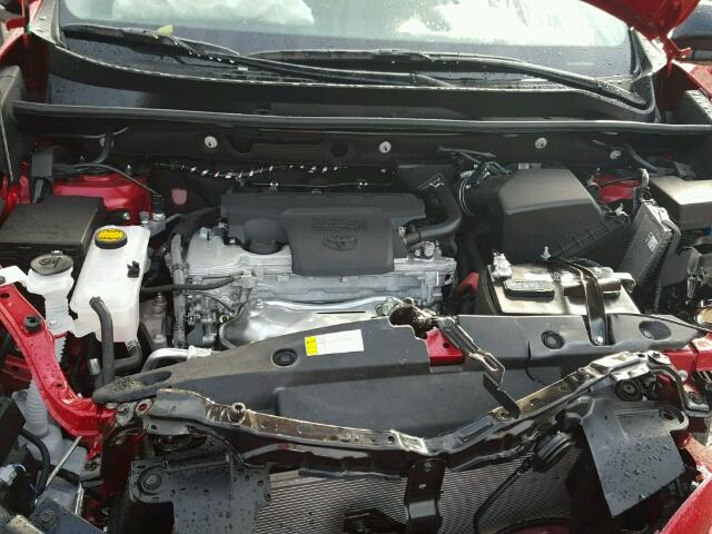 2T3BFREV4HW665362 - 2017 TOYOTA RAV4 RED photo 7