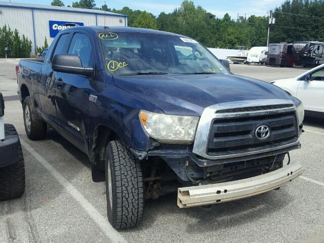 5TFUY5F15AX114673 - 2010 TOYOTA TUNDRA DOU BLUE photo 1