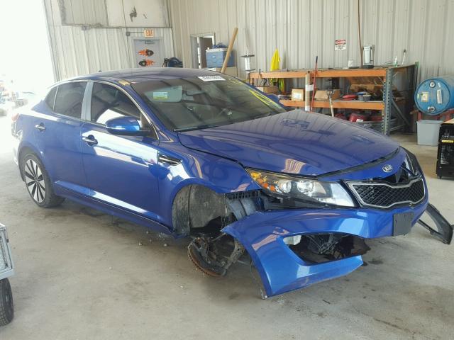 5XXGR4A64DG108379 - 2013 KIA OPTIMA SX BLUE photo 1