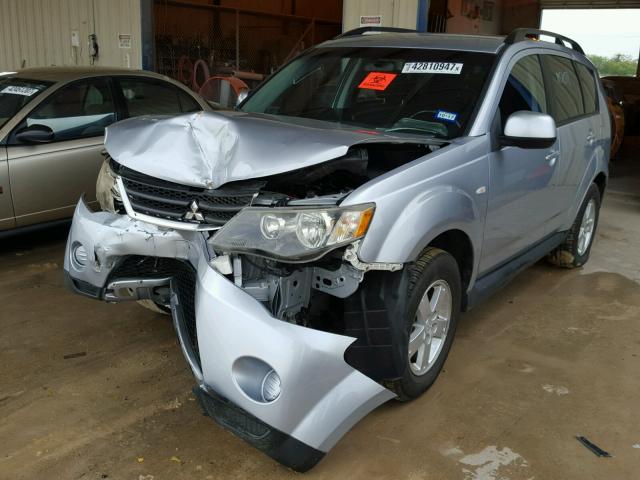 JA4LT21W69Z007816 - 2009 MITSUBISHI OUTLANDER SILVER photo 2