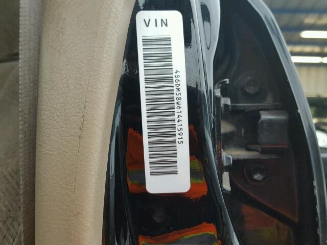 4S6DM58W614415915 - 2001 HONDA PASSPORT E BLACK photo 10