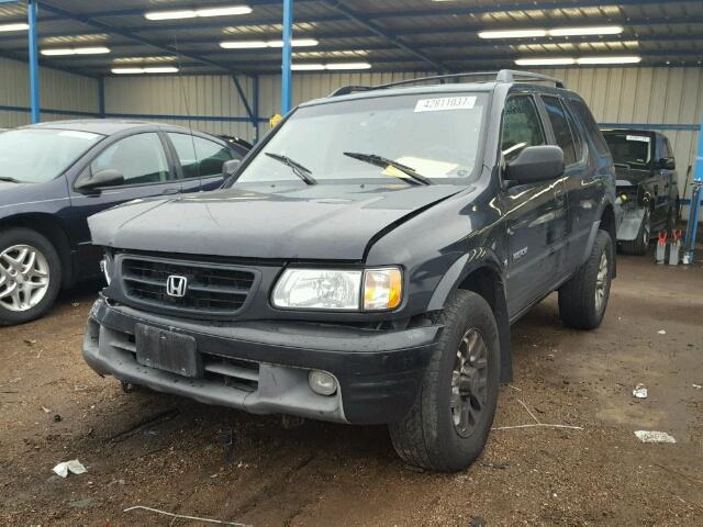 4S6DM58W614415915 - 2001 HONDA PASSPORT E BLACK photo 2