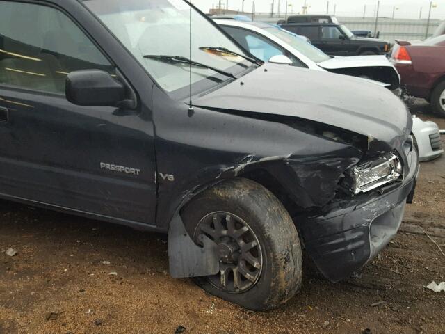 4S6DM58W614415915 - 2001 HONDA PASSPORT E BLACK photo 9