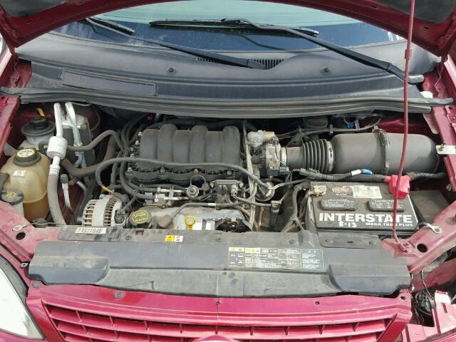 2FMZA51453BB67259 - 2003 FORD WINDSTAR L RED photo 7