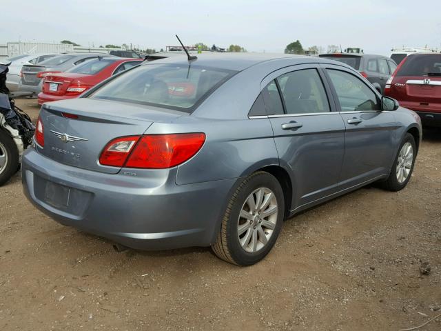 1C3CC5FB2AN211686 - 2010 CHRYSLER SEBRING BLUE photo 4