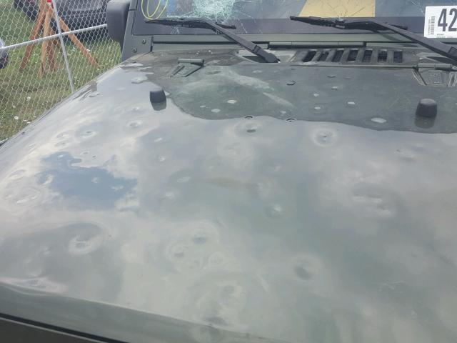 1J4GA59137L101766 - 2007 JEEP WRANGLER S GREEN photo 9