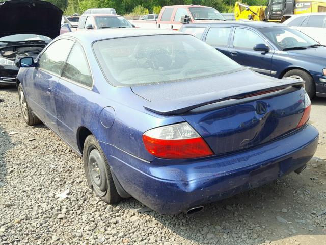 19UYA416X3A015101 - 2003 ACURA 3.2CL TYPE BLUE photo 3