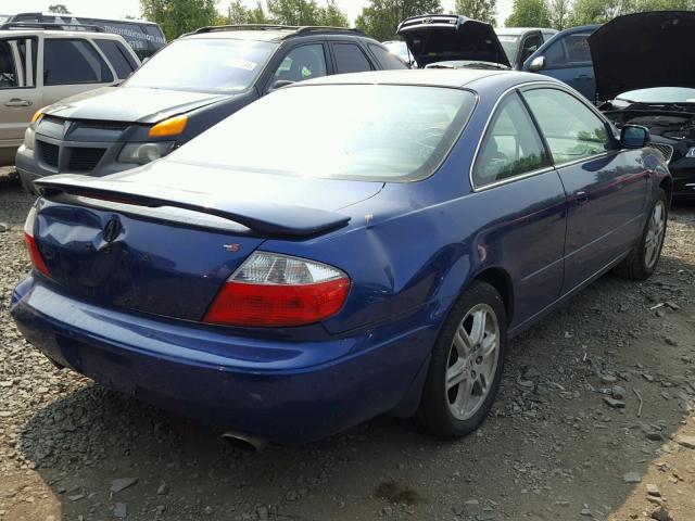 19UYA416X3A015101 - 2003 ACURA 3.2CL TYPE BLUE photo 4