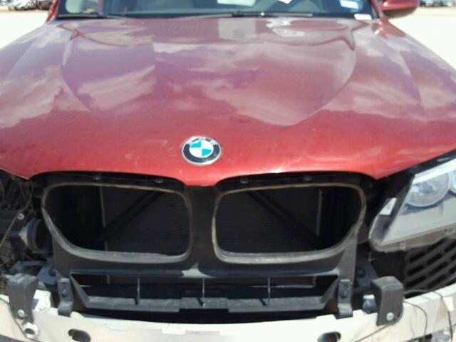 5UXWX9C56D0A25820 - 2013 BMW X3 XDRIVE2 MAROON photo 7