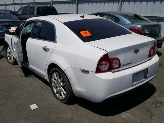 1G1ZE5E14BF348500 - 2011 CHEVROLET MALIBU LTZ 白色 照片 3