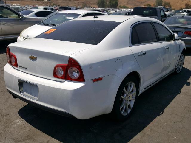 1G1ZE5E14BF348500 - 2011 CHEVROLET MALIBU LTZ 白色 照片 4