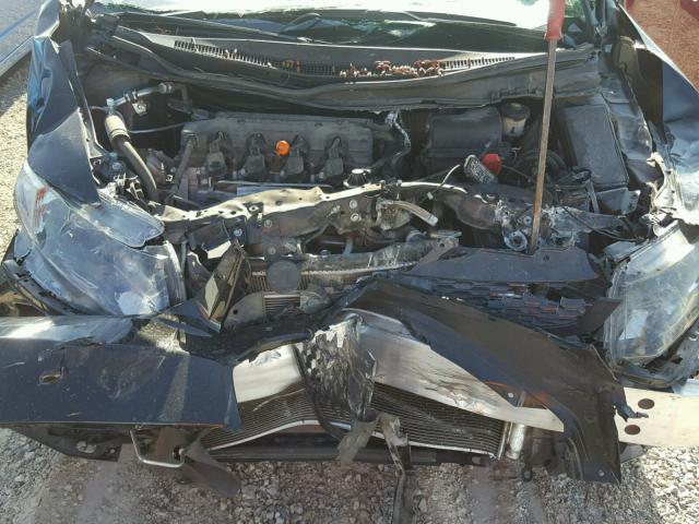 2HGFG3B07DH501166 - 2013 HONDA CIVIC EXL 黑色 照片 7