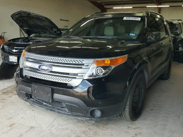 1FMHK7B8XBGA92667 - 2011 FORD EXPLORER BLACK photo 2