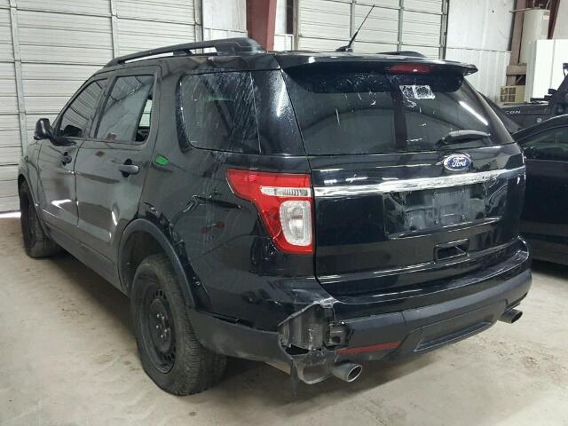 1FMHK7B8XBGA92667 - 2011 FORD EXPLORER BLACK photo 3