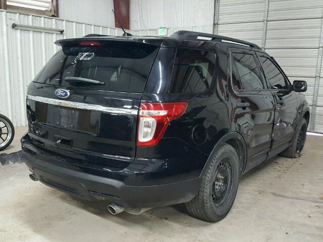 1FMHK7B8XBGA92667 - 2011 FORD EXPLORER BLACK photo 4