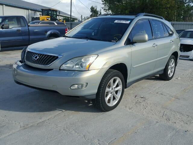 2T2GK31U08C038594 - 2008 LEXUS RX 350 SILVER photo 2