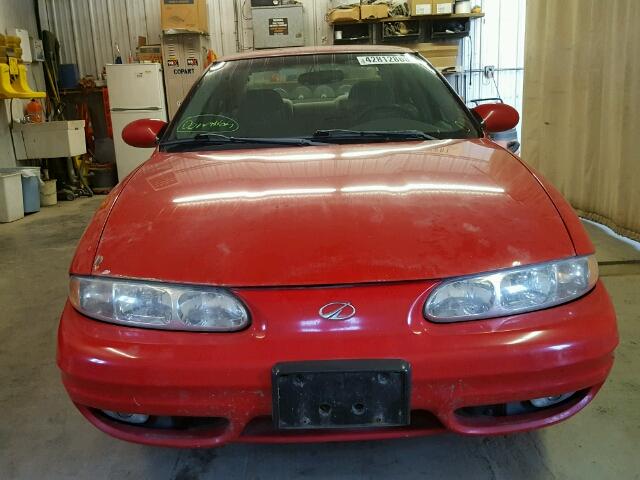 1G3NL52T11C209748 - 2001 OLDSMOBILE ALERO GL RED photo 9