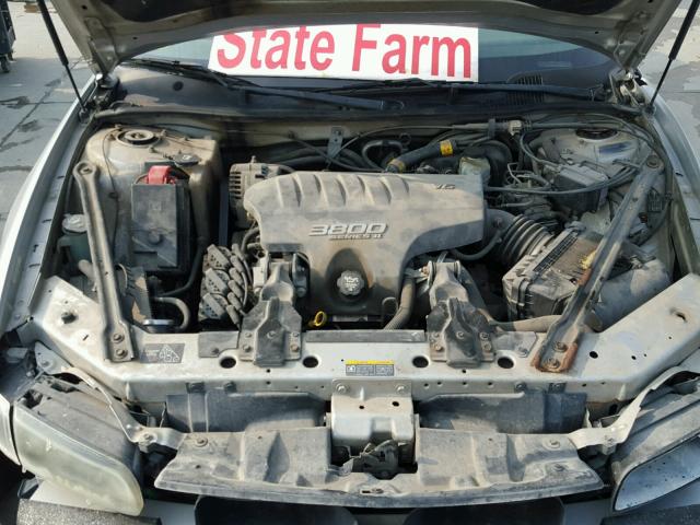 1G2WP52K62F285390 - 2002 PONTIAC GRAND PRIX Сріблястий фото 7