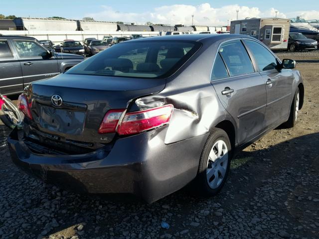 4T4BE46K89R084764 - 2009 TOYOTA CAMRY GRAY photo 4