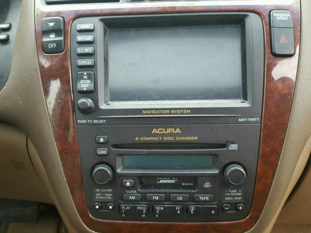 2HNYD18813H510004 - 2003 ACURA MDX TOURIN WHITE photo 9