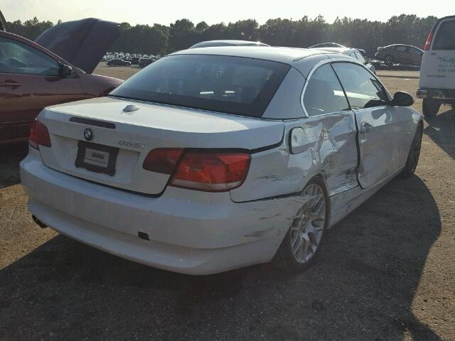 WBAWL13538PX21332 - 2008 BMW 328 I WHITE photo 4