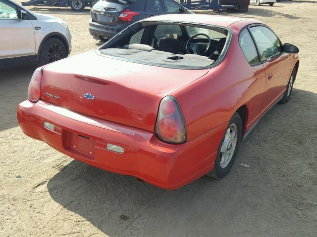 2G1WW12E659285719 - 2005 CHEVROLET MONTE CARL 红色 照片 4