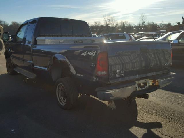 1FTNX21S41ED33089 - 2001 FORD F250 SUPER BLUE photo 3