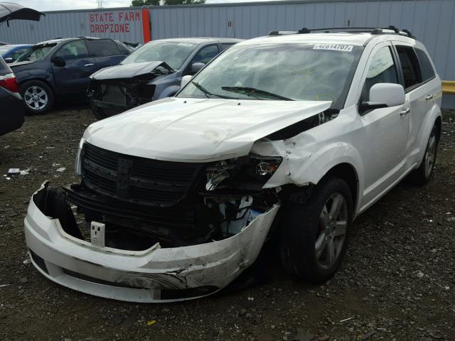 3D4GG67V59T147979 - 2009 DODGE JOURNEY R/ WHITE photo 2