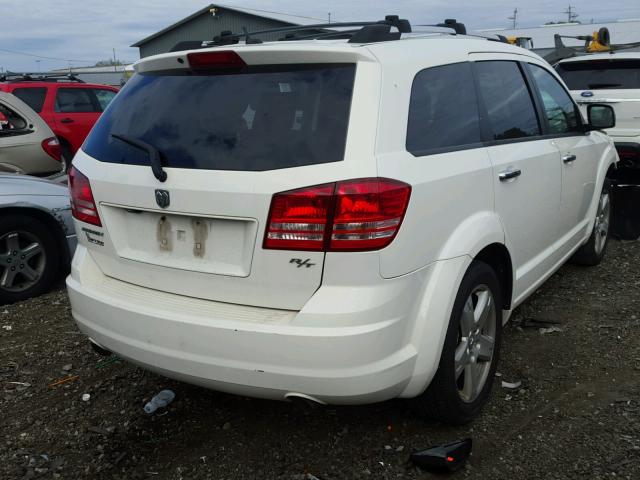 3D4GG67V59T147979 - 2009 DODGE JOURNEY R/ WHITE photo 4