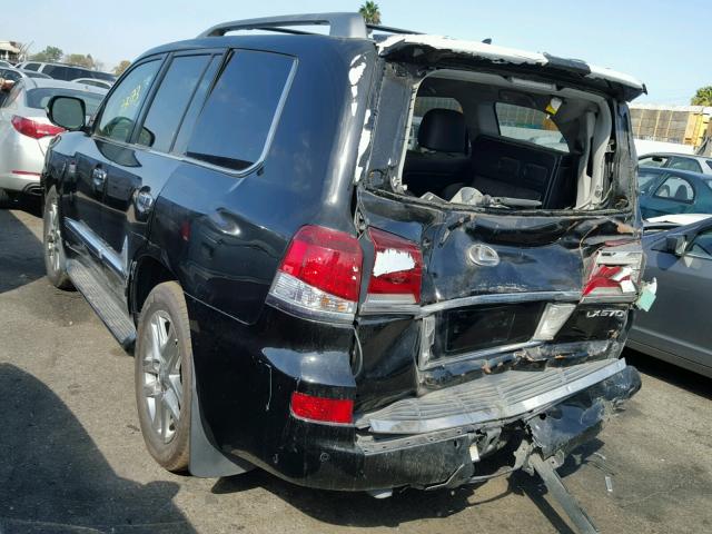 JTJHY7AX1E4159719 - 2014 LEXUS LX BLACK photo 3