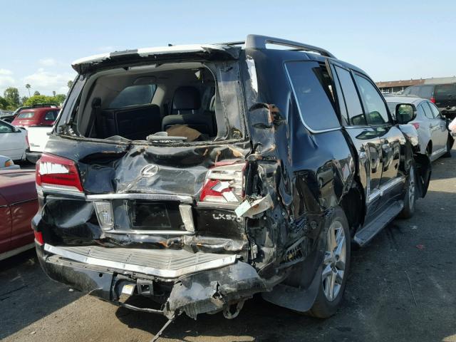 JTJHY7AX1E4159719 - 2014 LEXUS LX BLACK photo 4