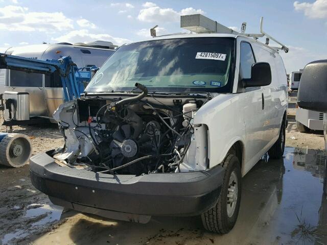 1GCZGTBG7E1212345 - 2014 CHEVROLET EXPRESS G3 WHITE photo 2