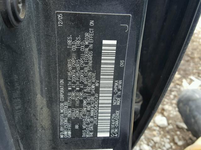 JTLKT324264062149 - 2006 TOYOTA SCION XB Qara foto 10