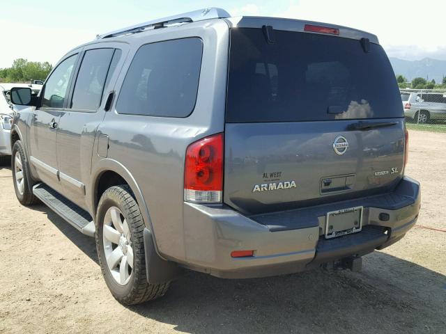 5N1BA0NC0EN604145 - 2014 NISSAN ARMADA SV GRAY photo 3