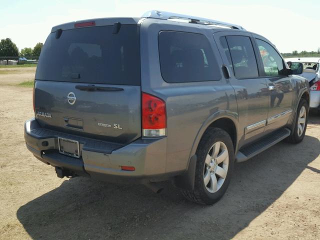 5N1BA0NC0EN604145 - 2014 NISSAN ARMADA SV GRAY photo 4