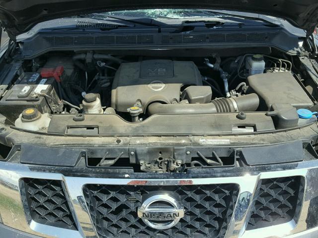 5N1BA0NC0EN604145 - 2014 NISSAN ARMADA SV GRAY photo 7