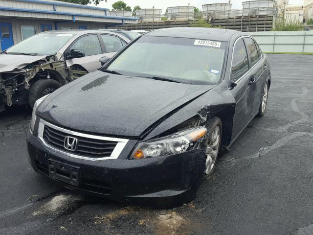 1HGCP26878A124811 - 2008 HONDA ACCORD EXL BLACK photo 2