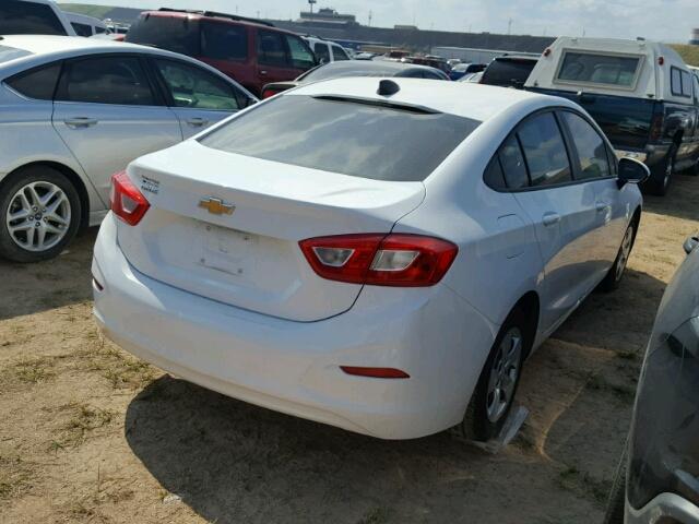 1G1BC5SM4G7308621 - 2016 CHEVROLET CRUZE WHITE photo 4