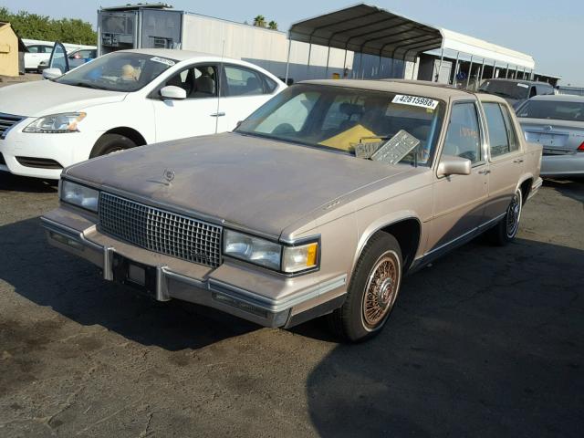 1G6CB5158J4222376 - 1988 CADILLAC FLEETWOOD TAN photo 2