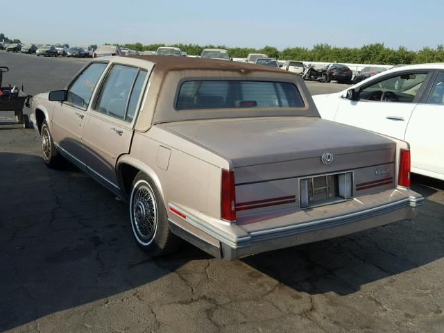 1G6CB5158J4222376 - 1988 CADILLAC FLEETWOOD TAN photo 3