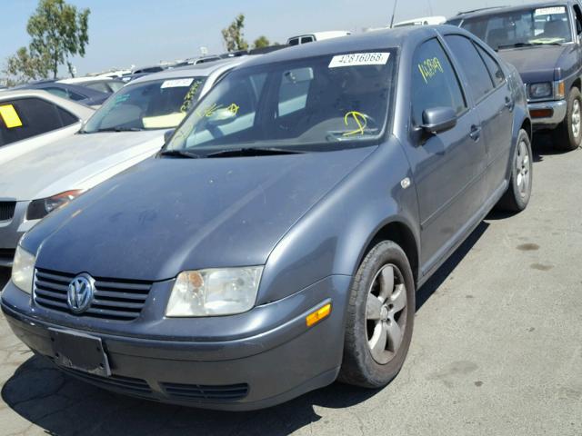 3VWSK69M03M033848 - 2003 VOLKSWAGEN JETTA GLS GRAY photo 2