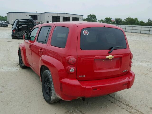 3GNBABDB4AS618792 - 2010 CHEVROLET HHR LT RED photo 3