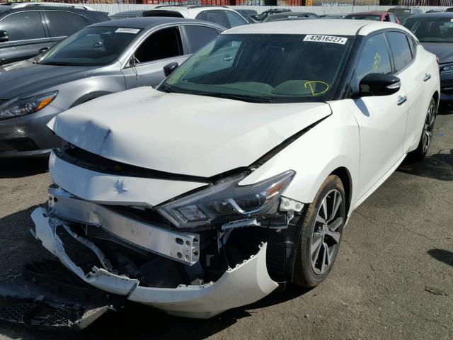 1N4AA6AP0HC388301 - 2017 NISSAN MAXIMA WHITE photo 2