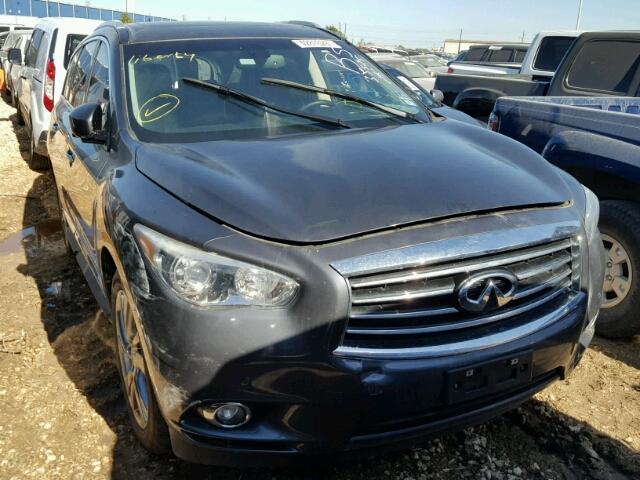 5N1AL0MN5EC525767 - 2014 INFINITI QX60 GRAY photo 1