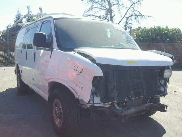 1GTGG25C591177725 - 2009 GMC SAVANA G25 WHITE photo 1