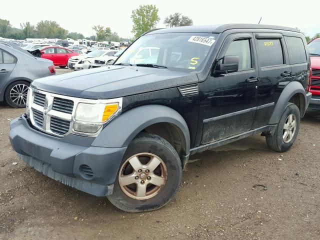 1D8GU28KX7W666974 - 2007 DODGE NITRO SXT BLACK photo 2